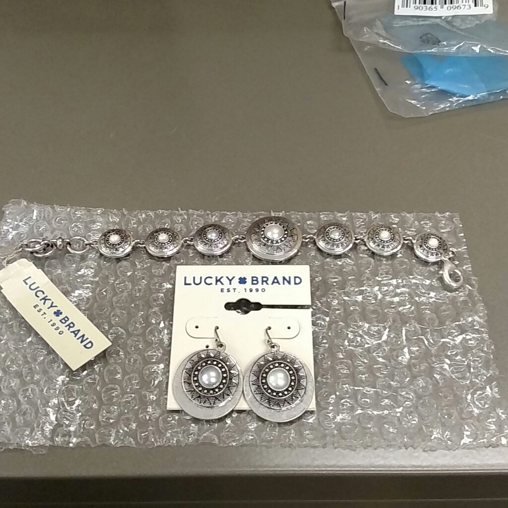 Lucky Brand Bracelet & Earrings